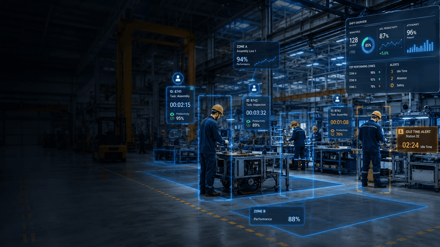 Анализ эффективности труда и контроль сотрудников